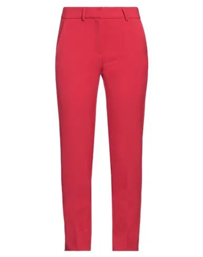 Simona Corsellini Woman Pants Red Size 2 Polyester, Viscose, Cotton, Elastane
