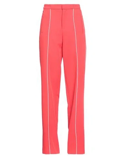 Simona Corsellini Woman Pants Red Size 8 Polyester, Elastane