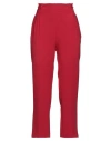 Simona Corsellini Woman Pants Red Size 8 Polyester, Viscose, Cotton, Elastane In Red