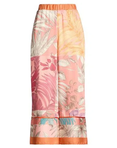 Simona Corsellini Woman Pants Salmon Pink Size 8 Polyester In Multi