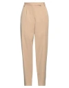 Simona Corsellini Woman Pants Sand Size 8 Polyester, Viscose, Elastane In Beige