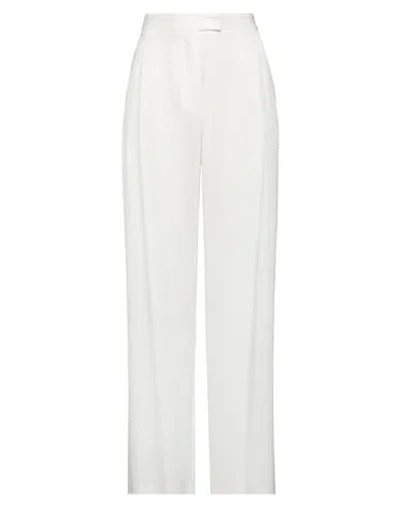 Simona Corsellini Woman Pants White Size 8 Polyester, Elastane In White
