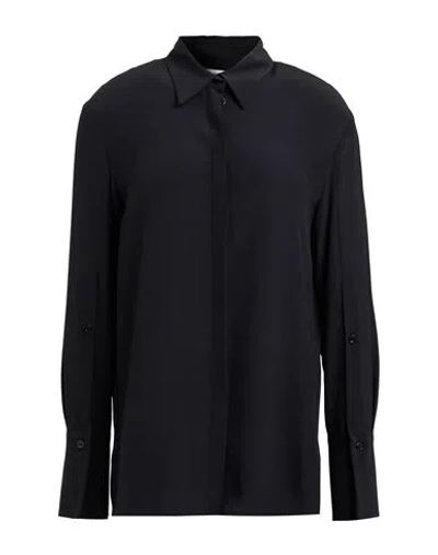 Simona Corsellini Woman Shirt Black Size 4 Silk