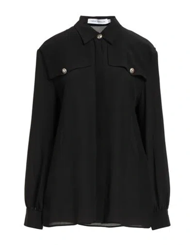 Simona Corsellini Woman Shirt Black Size 6 Silk