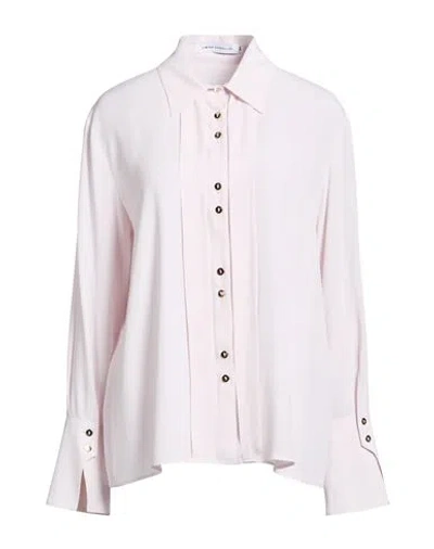 Simona Corsellini Woman Shirt Light Pink Size 8 Acetate, Silk