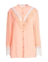 Simona Corsellini Woman Shirt Salmon Pink Size 4 Viscose In Pink