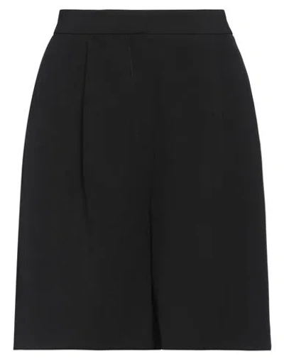 Simona Corsellini Woman Shorts & Bermuda Shorts Black Size 8 Polyester, Elastane In Burgundy