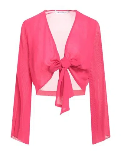 Simona Corsellini Woman Shrug Garnet Size 6 Polyester In Pink