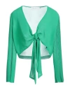 Simona Corsellini Woman Shrug Green Size 2 Polyester