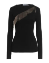 Simona Corsellini Woman Sweater Black Size L Viscose, Polyester