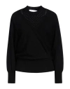 Simona Corsellini Woman Sweater Black Size M Virgin Wool, Acrylic