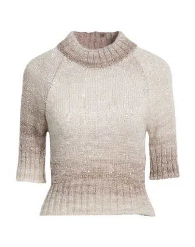 Simona Corsellini Woman Sweater Light Grey Size Xs Polyamide, Alpaca Wool, Mohair Wool In Gray