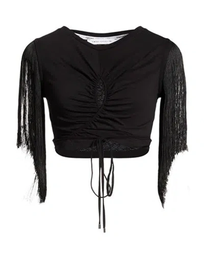 Simona Corsellini Woman T-shirt Black Size Xs Cotton