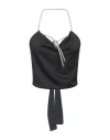 Simona Corsellini Woman Top Black Size 4 Polyester