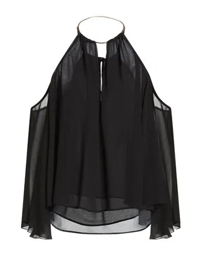 Simona Corsellini Woman Top Black Size 6 Polyester