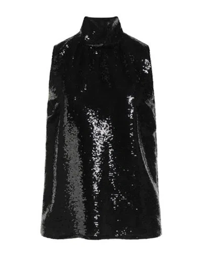 Simona Corsellini Woman Top Black Size 8 Polyamide