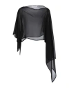 Simona Corsellini Woman Top Black Size M Polyester