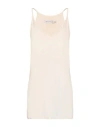 Simona Corsellini Woman Top Cream Size 6 Acetate, Silk In Neutral