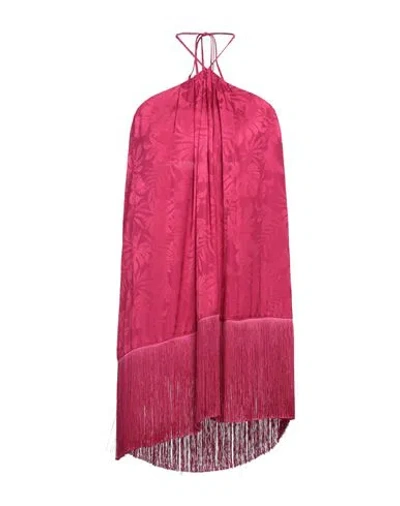 Simona Corsellini Woman Top Fuchsia Size 8 Viscose In Pink