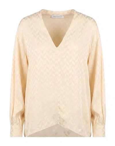 Simona Corsellini Woman Top Ivory Size 4 Viscose In White
