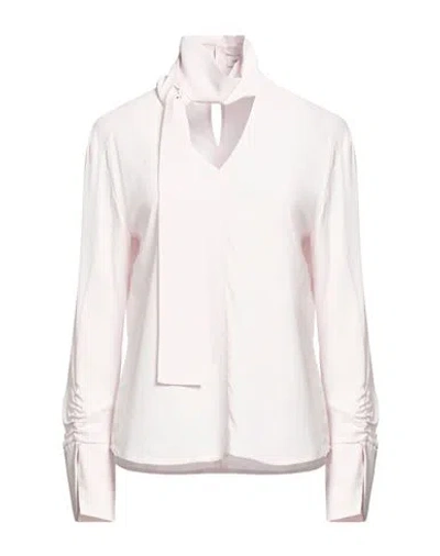 Simona Corsellini Woman Top Light Pink Size 4 Acetate, Silk