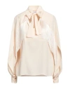 Simona Corsellini Woman Top Light Pink Size 4 Acetate, Silk In Pink