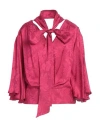 Simona Corsellini Woman Top Magenta Size 10 Viscose In Magenta