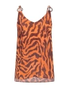 Simona Corsellini Woman Top Orange Size 2 Polyester