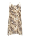 Simona Corsellini Woman Top Sand Size 2 Silk In Beige