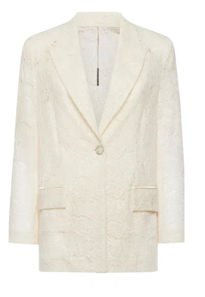 Simona Corsellini Women's Jacket  In Lace