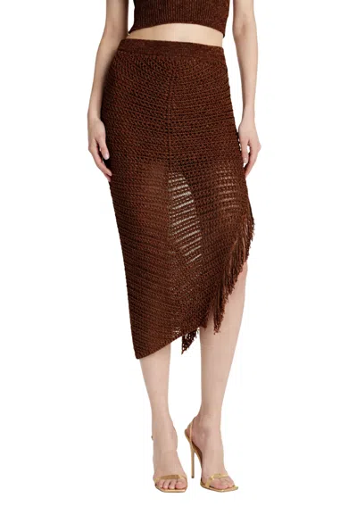 Simona Corsellini Women's Skirt  In Brown