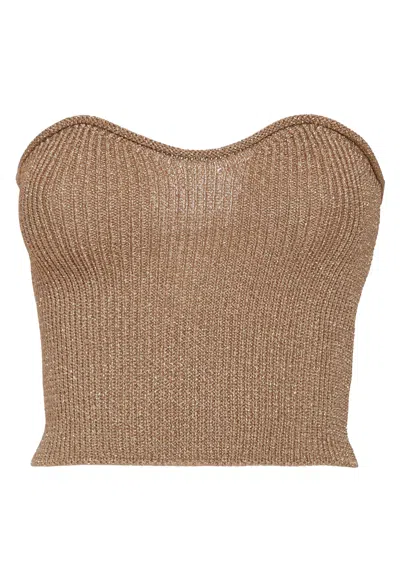 Simona Corsellini Women's Top  In Burgundy
