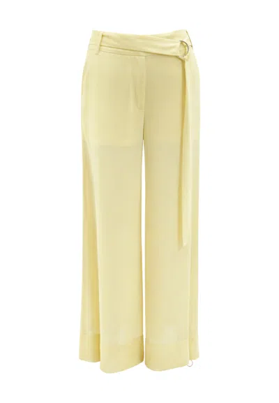 Simona Corsellini Women's Trousers  In Yellow