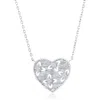 Simona Cubic Zirconia Cutout Heart Pendant Necklace