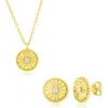 Simona Cubic Zirconia Pendant Necklace & Stud Earrings Set