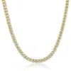 Simona D-c Ice Two-tone Barrel Chain Necklace In Two-tone
