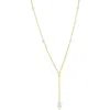 Simona Freshwater Pearl Y-necklace In Gold
