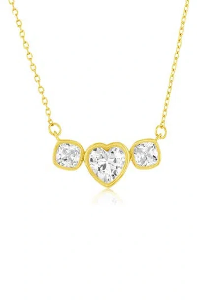 Simona Heart Cubic Zirconia Pendant Necklace