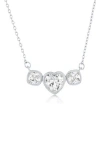 Simona Heart Cubic Zirconia Pendant Necklace