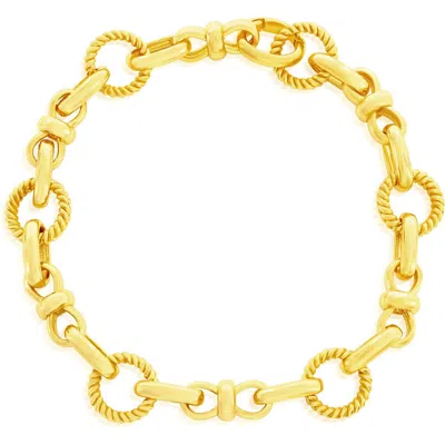 Simona Infinity Chain Bracelet In Gold