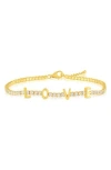 Simona Love Cubic Zirconia Tennis Bracelet