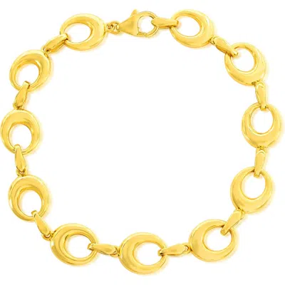 Simona Oval Link Bracelet In Gold