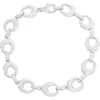 Simona Oval Link Bracelet In Silver