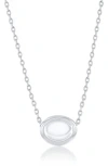 Simona Polished Bead Pendant Necklace