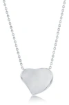 Simona Polished Heart Pendant Necklace