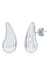 Simona Puffed Teardrop Earrings