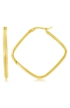 Simona Square Hoop Earrings