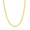 Simona Sterling Silver 4.5mm Loose Rope Chain - Gold Plated In Multi