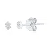 Simona Sterling Silver Small Diamond Studs