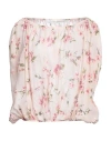 Simona Tagliaferri Woman Blouse Light Pink Size L Polyester In Pink